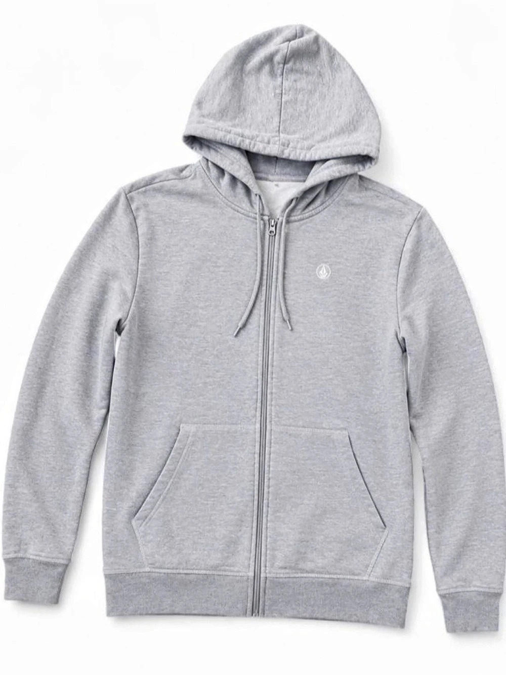 Volcom Gray Full Zip Hoodie Men’s XL.